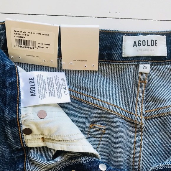 Agolde - Parker Vintage Cut Off Short - Picture 4 of 8